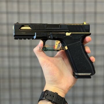 Regalarms Glock 17 Custom S1 GreenGas Blowback Airsoft Tabanca Gold