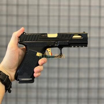Regal Arms Glock 17 Custom S1 GreenGas Blowback Airsoft Tabanca Gold