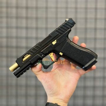 Regal Arms Glock 17 Custom S1 GreenGas Blowback Airsoft Tabanca Gold