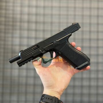 Vigor Glock 34 Custom Green Gas Blowback Airsoft Tabanca Siyah