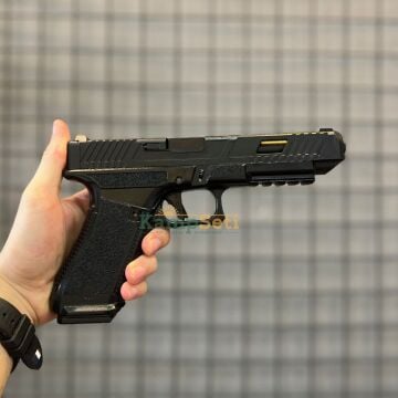 Vigor Glock 34 Custom Green Gas Blowback Airsoft Tabanca Siyah