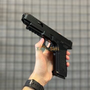 Vigor Glock 34 Custom Green Gas Blowback Airsoft Tabanca Siyah