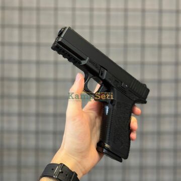 Vigor Glock 17 Custom GreenGas Blowback Airsoft Tabanca Polimer Siyah
