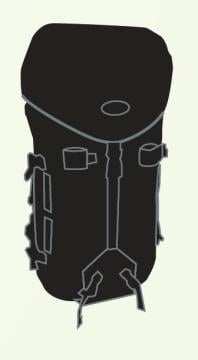 Jr Gear Excela Su Geçirmez Trekking Sırt Çantası 50 Litre-SİYAH