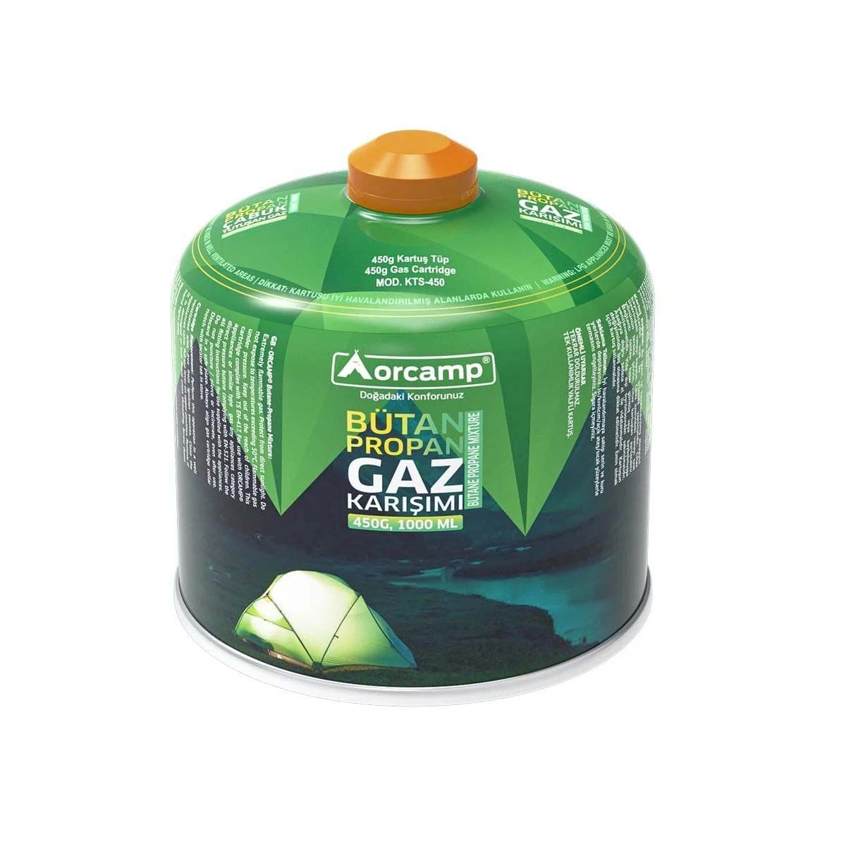 Orcamp 450 Gram Vidalı Gaz Kartuşu