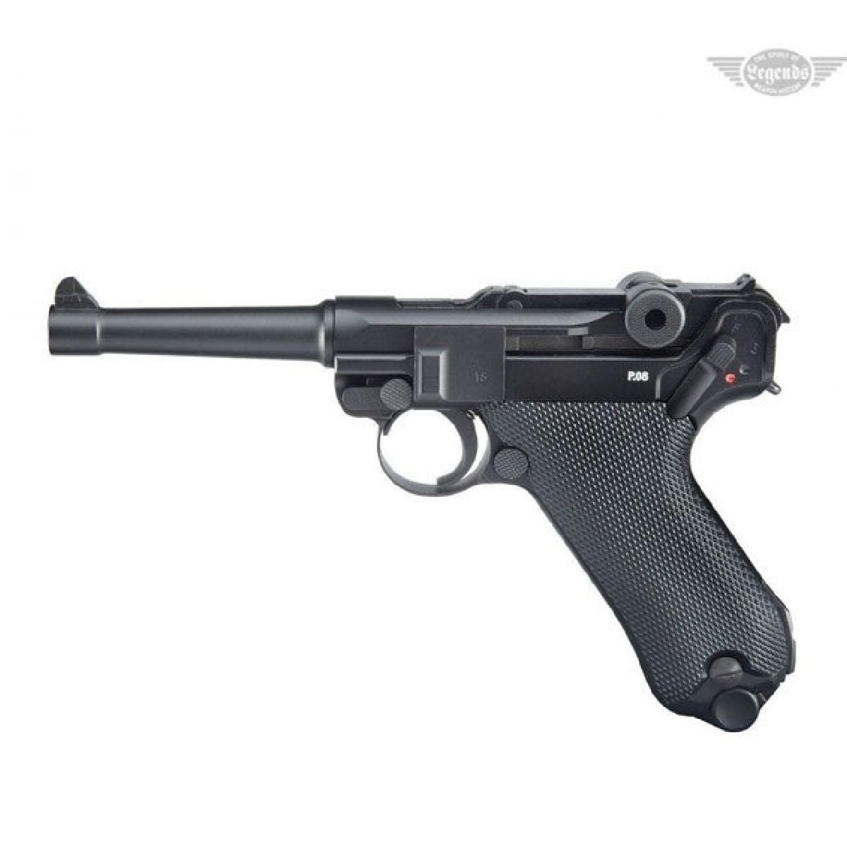 UMAREX Legends P.08 4.5 mm Havalı Tabanca Siyah