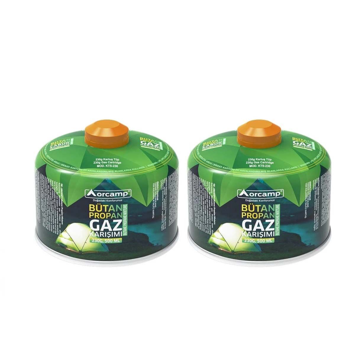 Orcamp 230 Gr Set'li Gaz Kartuşu (2 Adet)