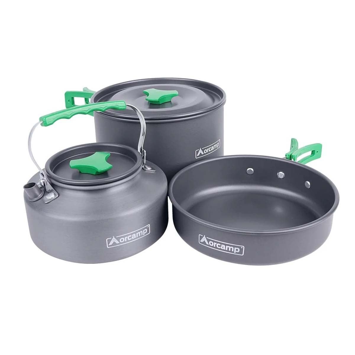Orcamp 3'lü Tencere Seti Alüminyum