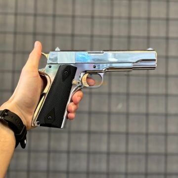 Ekol ES 1911 Colt Blowback Havalı Tabanca Parlak Beyaz Altın İşlemeli