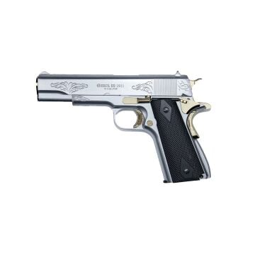 Ekol ES 1911 Colt Blowback Havalı Tabanca Parlak Beyaz Altın İşlemeli