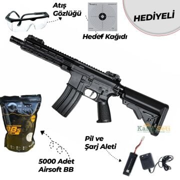 Classic Army AR4 SBR 8 İnç ECS AEG Airsoft Tüfek