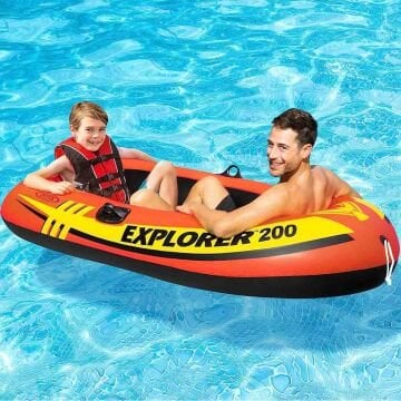 Intex Explorer 200 Şişme Bot Seti 2 Kişilik (Kürek+Pompa)