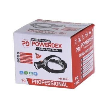 Powerdex Kafa Lambası 1000 Lümen Şarjlı Kafa Feneri