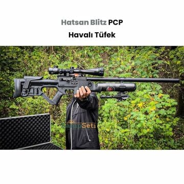 FFP-Carbon Set Hatsan Blitz PCP Havalı Tüfek 6.35 mm (Karbon ve FFP Dürbün)