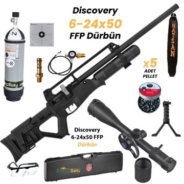 Hatsan Blitz 6.35mm Pro Set - Scuba Tüp & Discovery FFP Dürbünlü PCP Tüfek