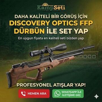 FFP Dürbün-Carbon Set Hatsan Factor Sniper Long PCP Havalı Tüfek 6.35 mm