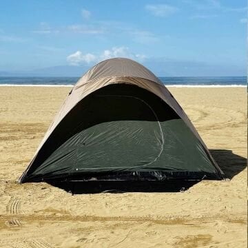 Kampseti 8 Kişilik Kamp Çadırı 3 Mevsim Çift Katmanlı Çift Renk Kumaş
