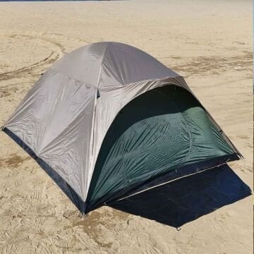 Kampseti 8 Kişilik Kamp Çadırı 3 Mevsim Çift Katmanlı Çift Renk Kumaş