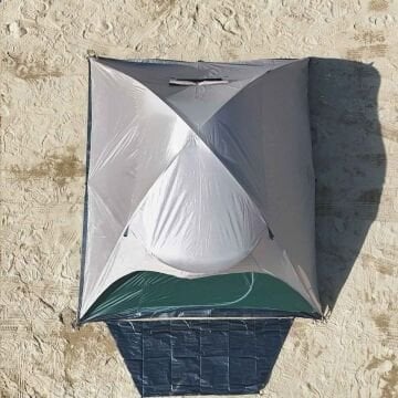 Kampseti 8 Kişilik Kamp Çadırı 3 Mevsim Çift Katmanlı Çift Renk Kumaş