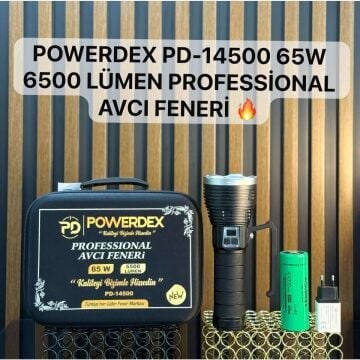 Powerdex PD-14500 Profesyonel Avcı Feneri 6500 Lümen