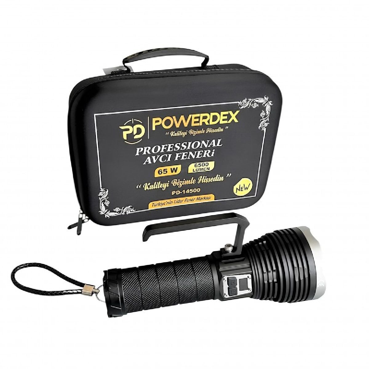 Powerdex PD-14500 Profesyonel Avcı Feneri 6500 Lümen