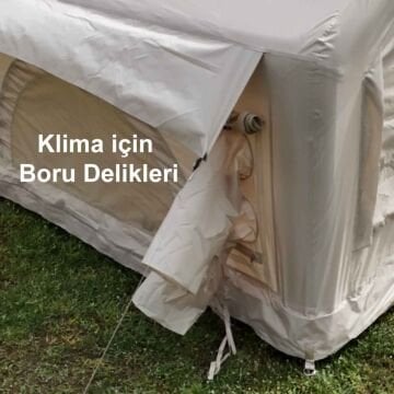 Monicamp 12 Kişilik 4 Mevsim Şişme Kamp Çadırı 12m2 300cm X 400cm X 210cm