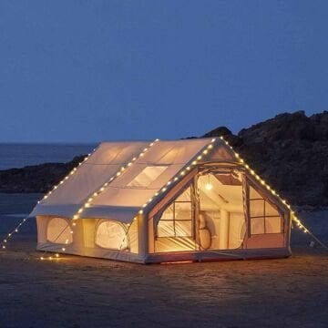 Monicamp 12 Kişilik 4 Mevsim Şişme Kamp Çadırı 12m2 300cm X 400cm X 210cm