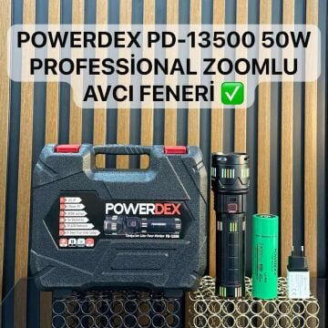 Powerdex PD-13500 Profesyonel Büyük Avcı Feneri
