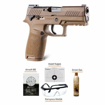 Sig Sauer P320 M18 Blowback Airsoft Tabanca Tan