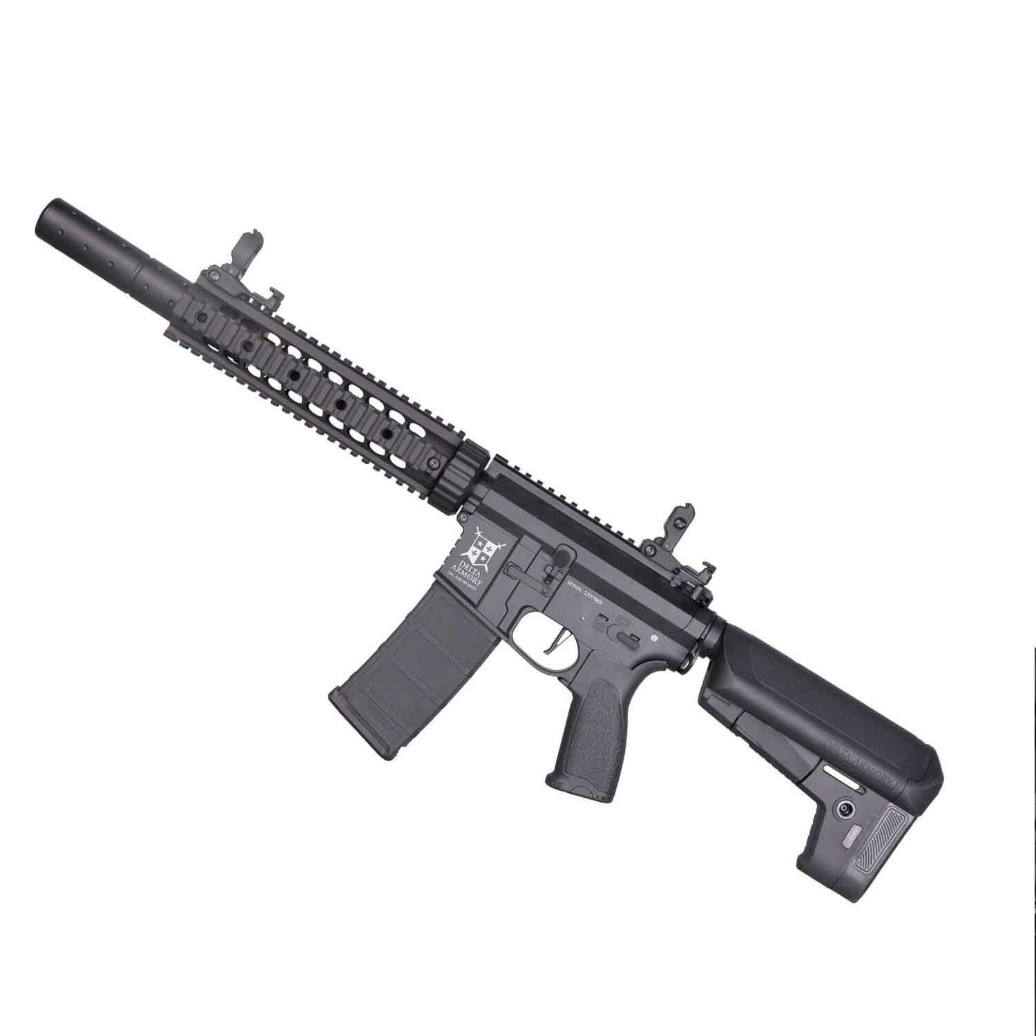 Delta Armory AR15 SilentOps 9'' Bravo Siyah AEG Airsoft Tüfek