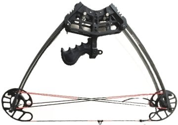 Junxing M109B Tetikli Üçgen Siyah Yay