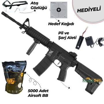 Delta Armory AR15 RIS Bravo AEG Airsoft Tüfek Siyah