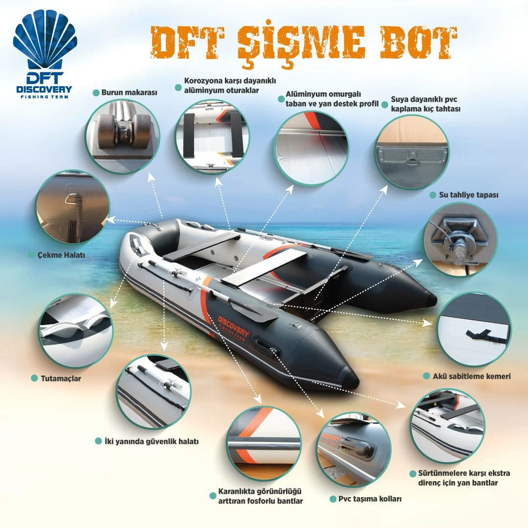 DFT Discovery MX300AL Şişme Bot 300cm