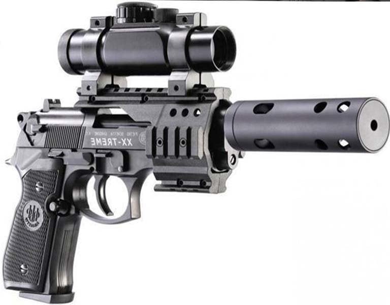 Umarex Beretta MXX-Treme Havalı Tabanca Cal. 4.5 mm. Siyah