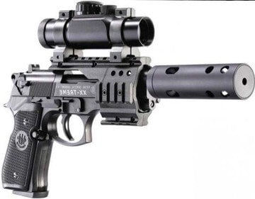 Umarex Beretta MXX-Treme Havalı Tabanca Cal. 4.5 mm. Siyah