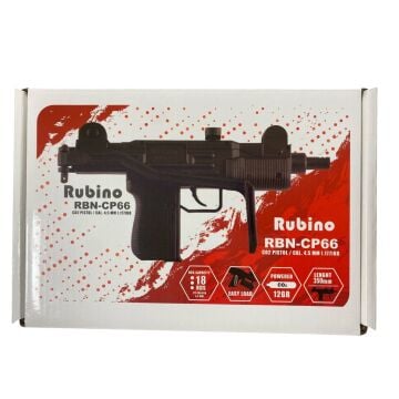 Rubino CP66 Uzi Havalı Tabanca 4.5mm Siyah