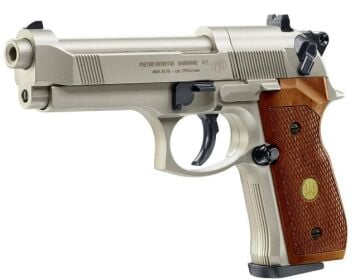 Umarex BERETTA M 92 Havalı Tabanca 4.5 mm (ahşap kabza) Parlak