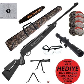 Hatsan Mod 135 Sniper Vortex QE Havalı Tüfek Siyah 5.5 mm