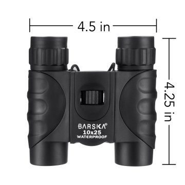 BARSKA BLACK 10X25WP Su Geçirmez El Dürbünü