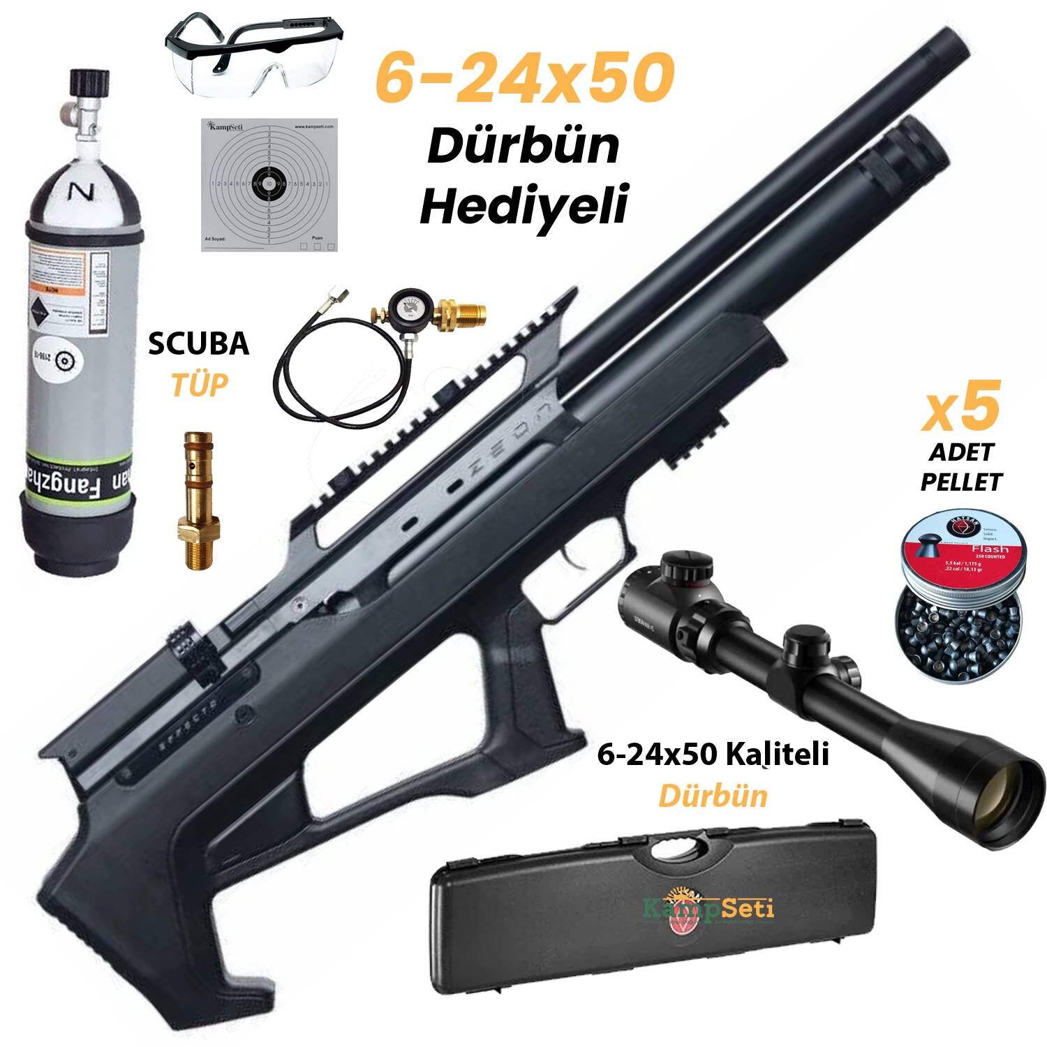 Huğlu Zeon Pcp Havalı Tüfek Lw Namlu