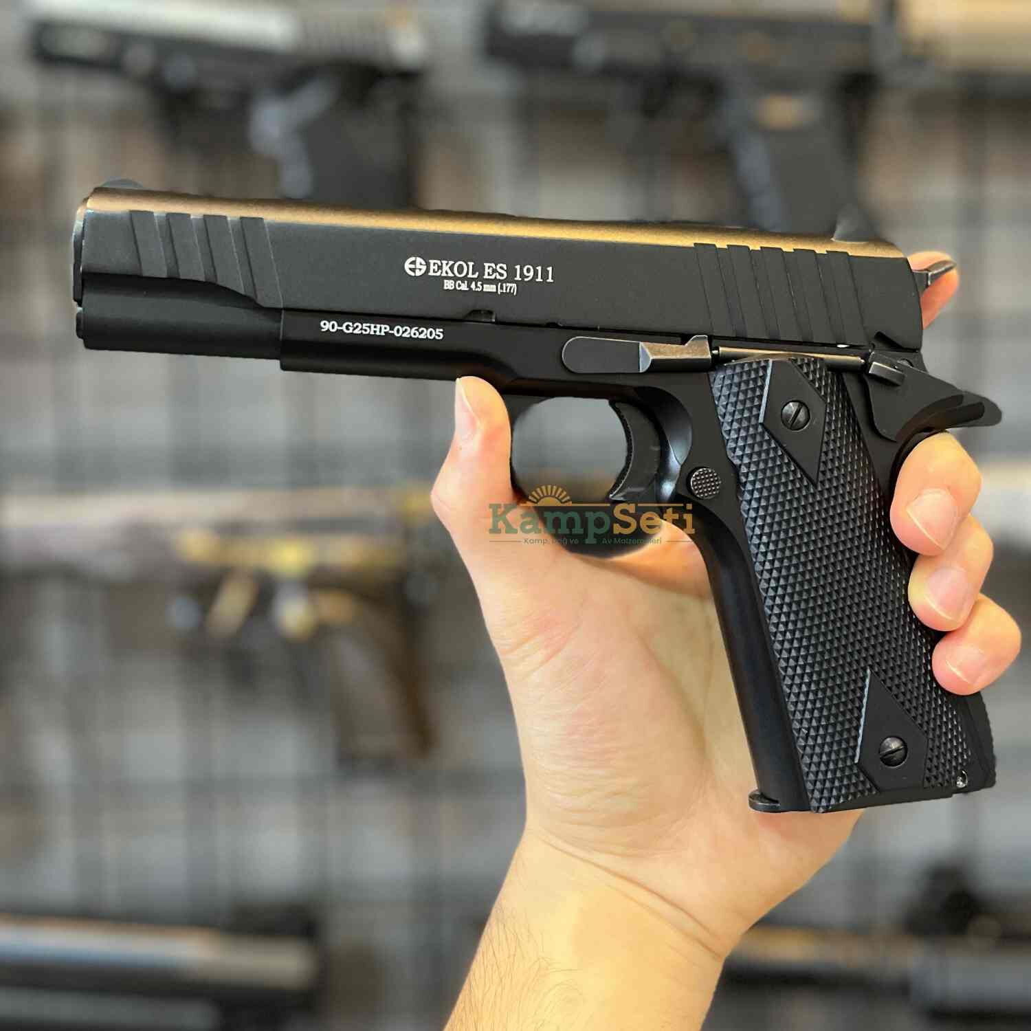 Ekol Es 1911 Colt Blowback Havalı Tabanca -Siyah