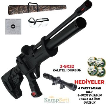 Hatsan Zylox Taktik AR-15 Dipçik Yandan Kurmalı PCP Havalı Tüfek