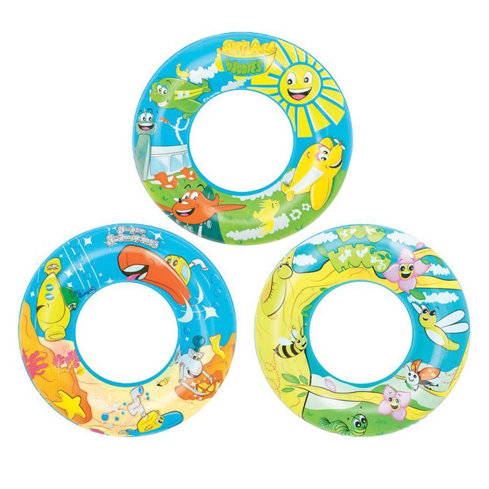 Bestway Desenli Yüzme Simidi Mavi