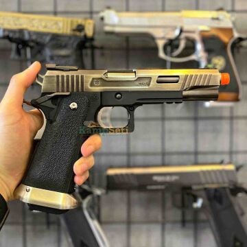 WE Hi Capa 4.3 ALLOSAURUS SILVER Airsoft Tabanca