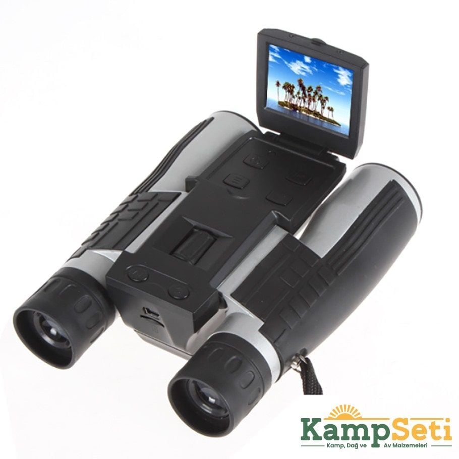 12X32 ZOOM DİJİTAL DÜRBÜN TELESKOP KAMERA 5MP CMOS SENSÖR 2.0 İNC TFT FULL HD 1080 P DVR FOTOĞRAF VİDEO KAYIT USB DÜRBÜN