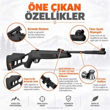 Hatsan Turcar Air Tact (Striker Edge) Havalı Tüfek