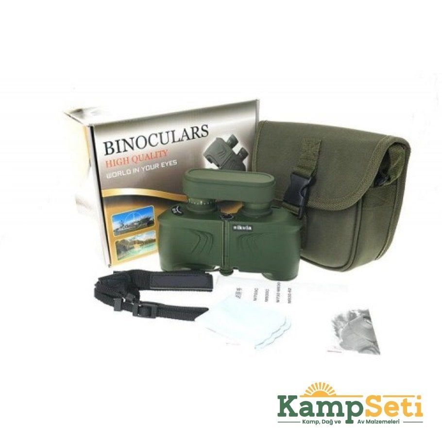 Nikula 8x30 Profesyonel Askeri Su Geçirmez Yüksek Kaliteli Dürbün Yeşil