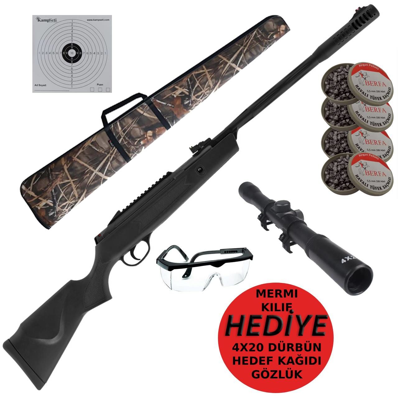 Hatsan Alpha Havalı Tüfek 5.5 mm