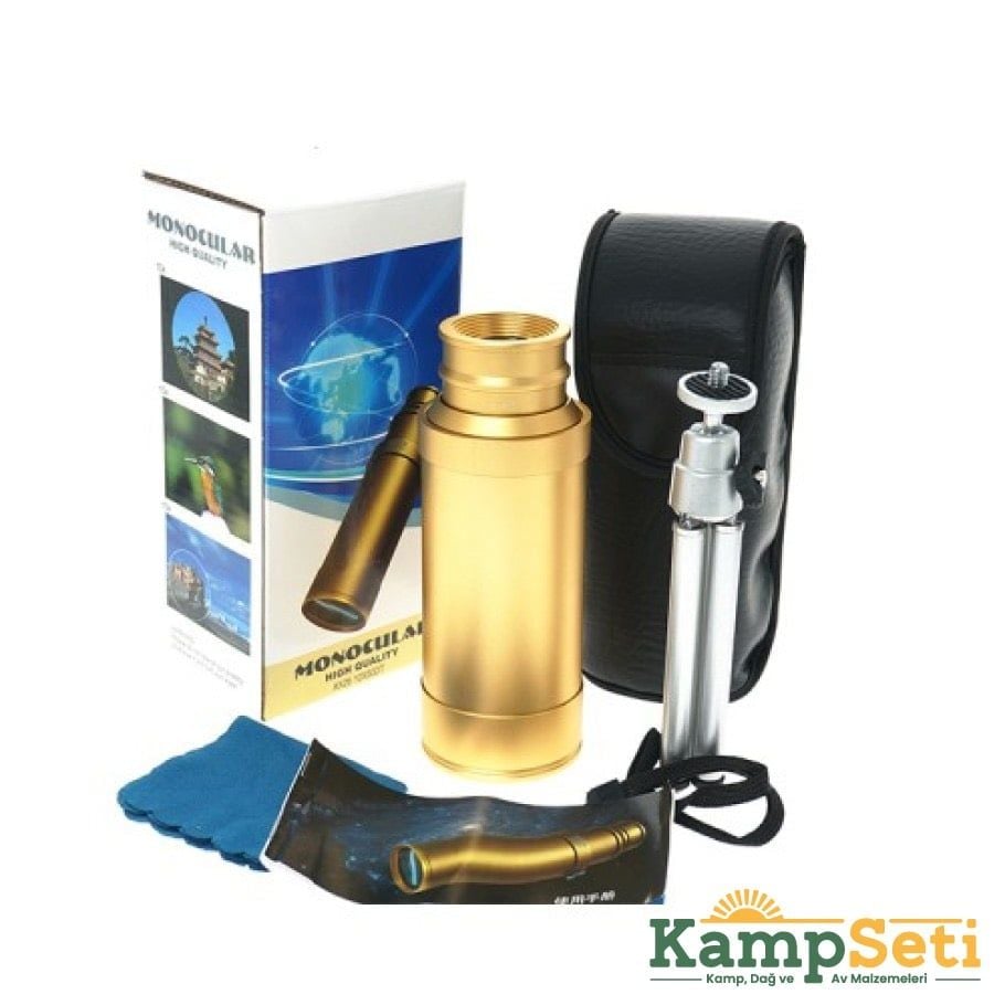 50X50 PANDA METAL GÖVDE TEK GÖZLE BÜYÜK MERCEK KORSAN DÜRBÜN GOLD