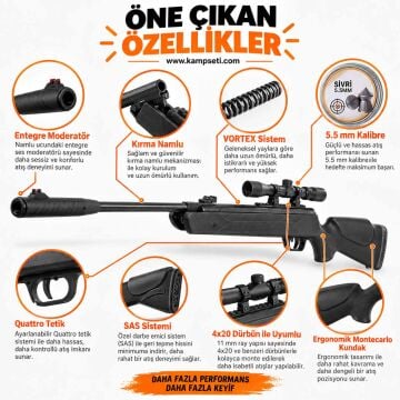 Hatsan Mod 125 VORTEX Havalı Tüfek 5.5mm
